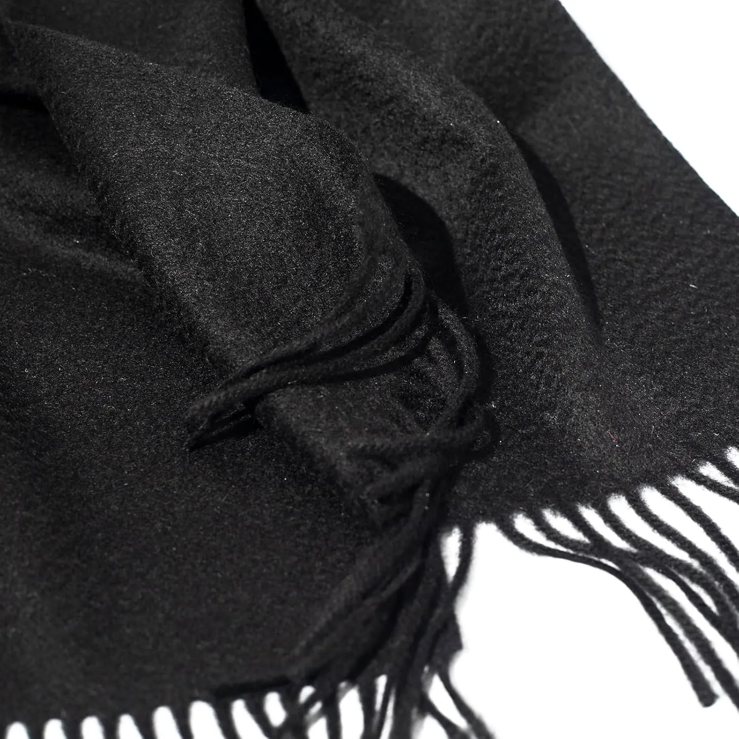 100% Cashmere Scarfs for Women, Pashmina Wraps Fringed Edges, 71"x 12", Lightweight and Warm Winter Collection