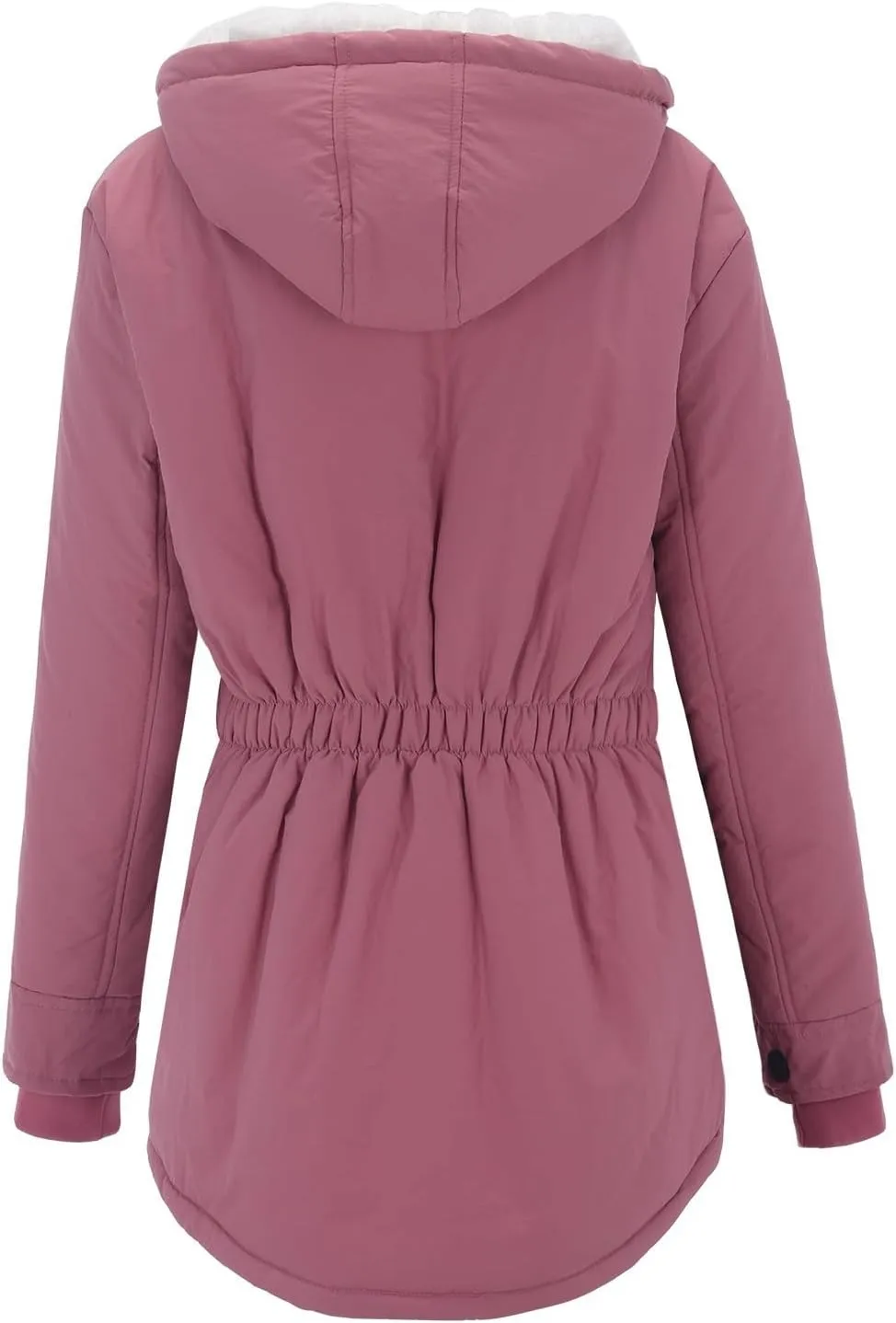 2024 Women Plus Size Winter Overcoat Jacket Thick Outwear Lined Hooded Coat Warm Trench 2024 Women Lightweight