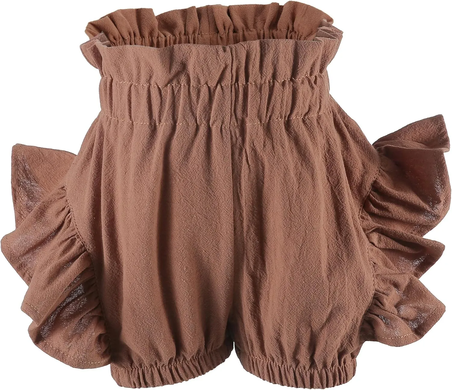 Baby Girls Ruffle Shorts Toddler Diaper Covers Little Girls Bottoms Bloomers Cotton Pants 3 Months-6T