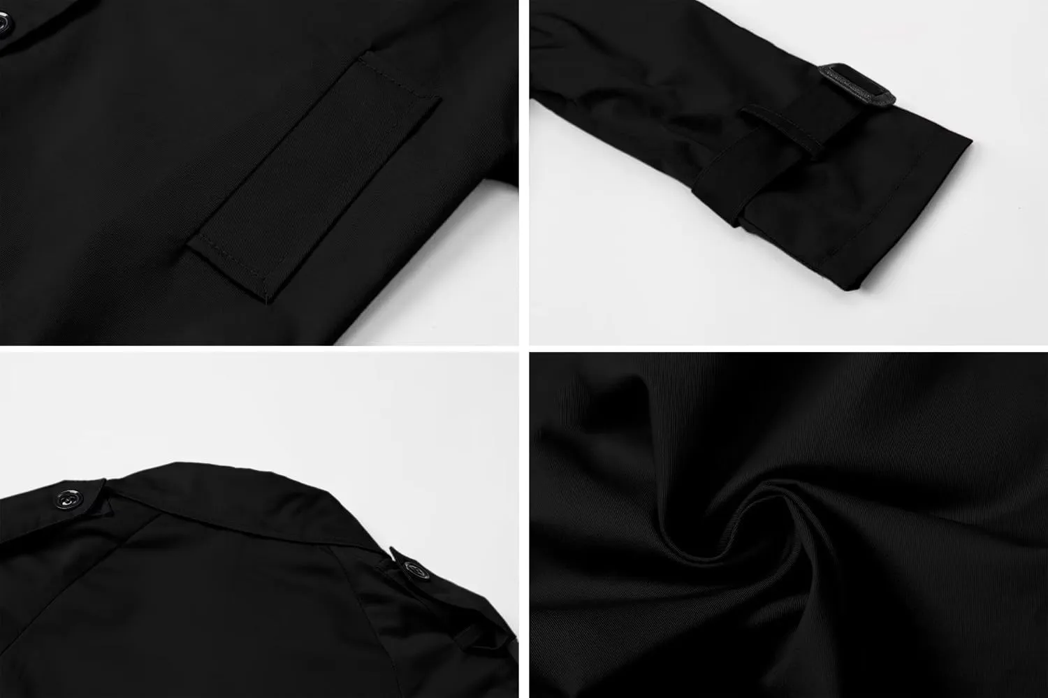 Betusline Boys Waterproof Trench Coat Double Breasted Classic Belted Outwear Jacket Dress Coats