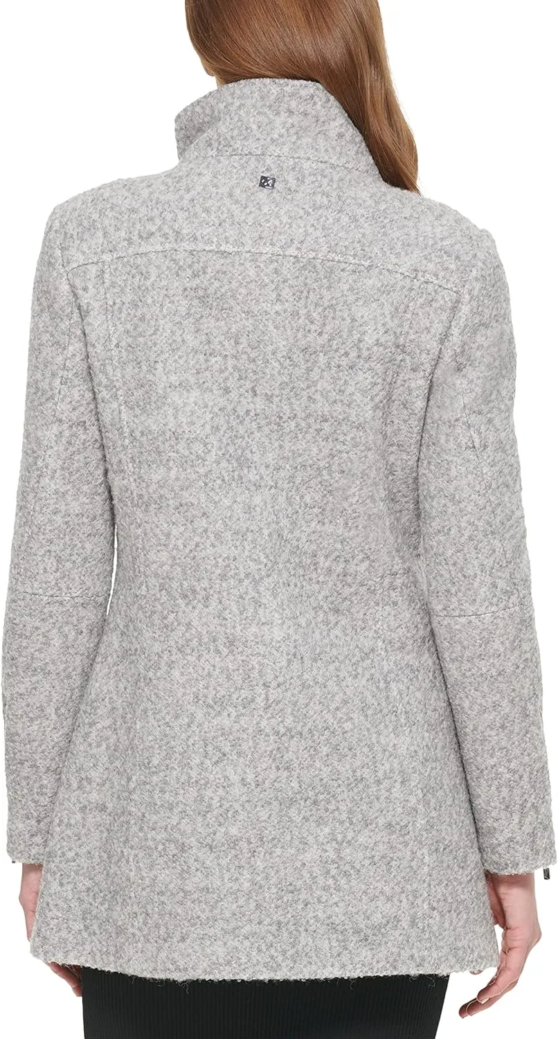 Calvin Klein womens Asymmetrical Wool Jacket