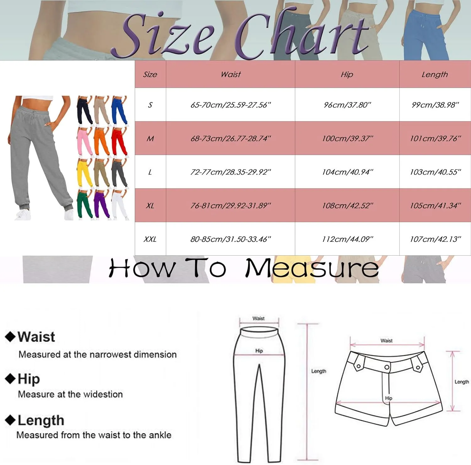 Cargo Sweat Pants Drawstring Elastic Waist Casual Loose Foot Fleece Sweatpants Snow Suits for Women