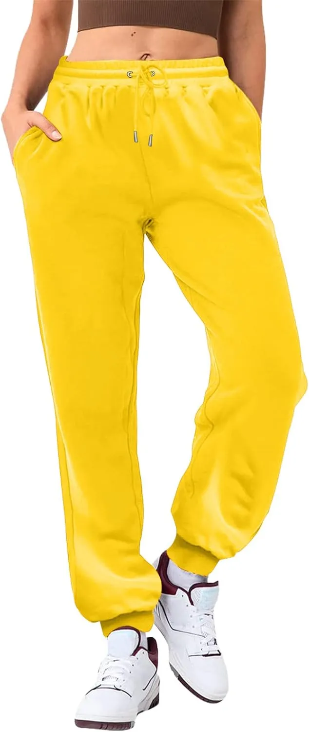 Cargo Sweat Pants Drawstring Elastic Waist Casual Loose Foot Fleece Sweatpants Snow Suits for Women