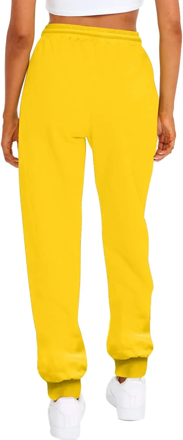 Cargo Sweat Pants Drawstring Elastic Waist Casual Loose Foot Fleece Sweatpants Snow Suits for Women