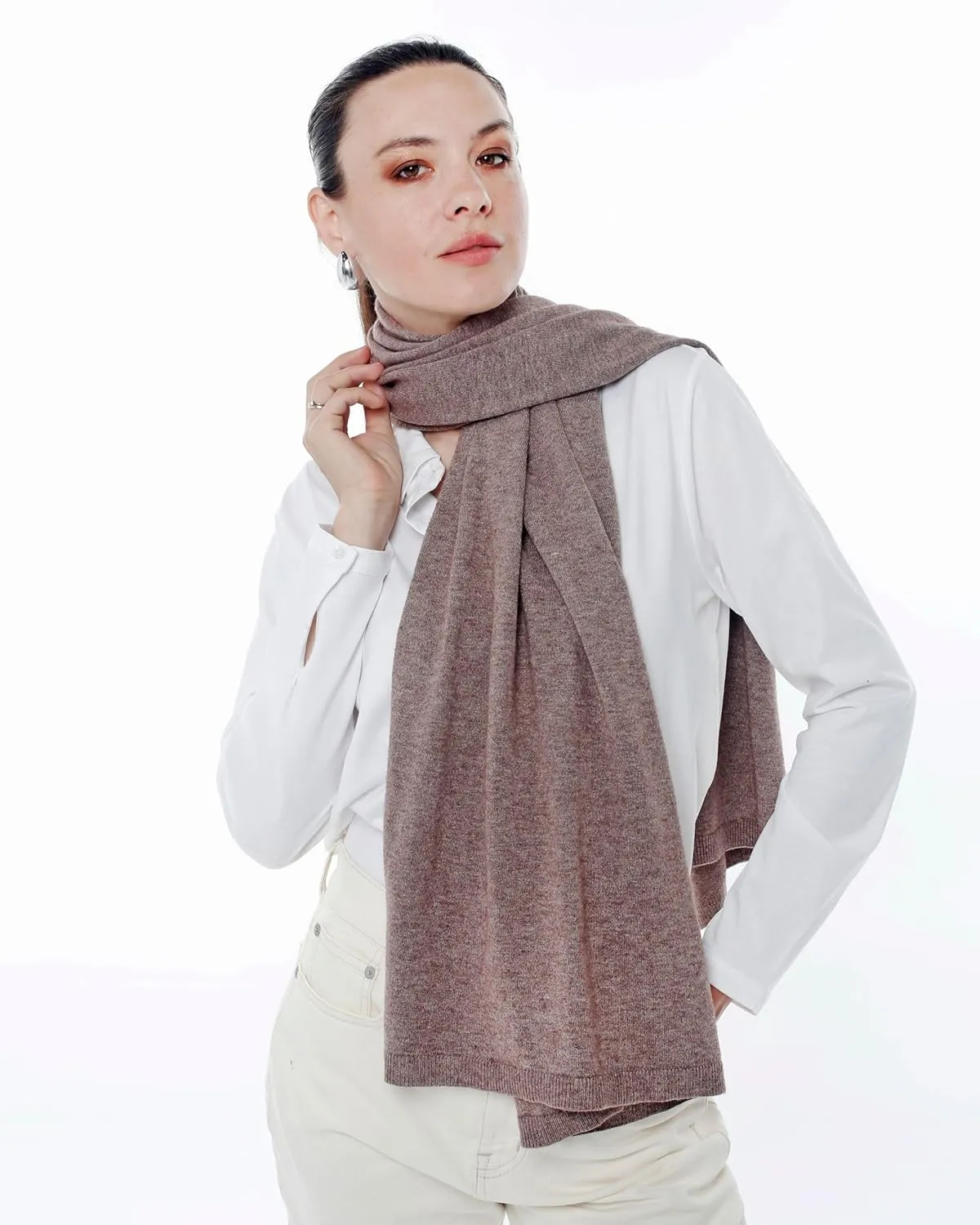 Cashmere Like Acrylic Knitted Dress Topper, Poncho Sweater,Shawl Wraps for Women Ultra Soft. Versatile Cape, Scarf