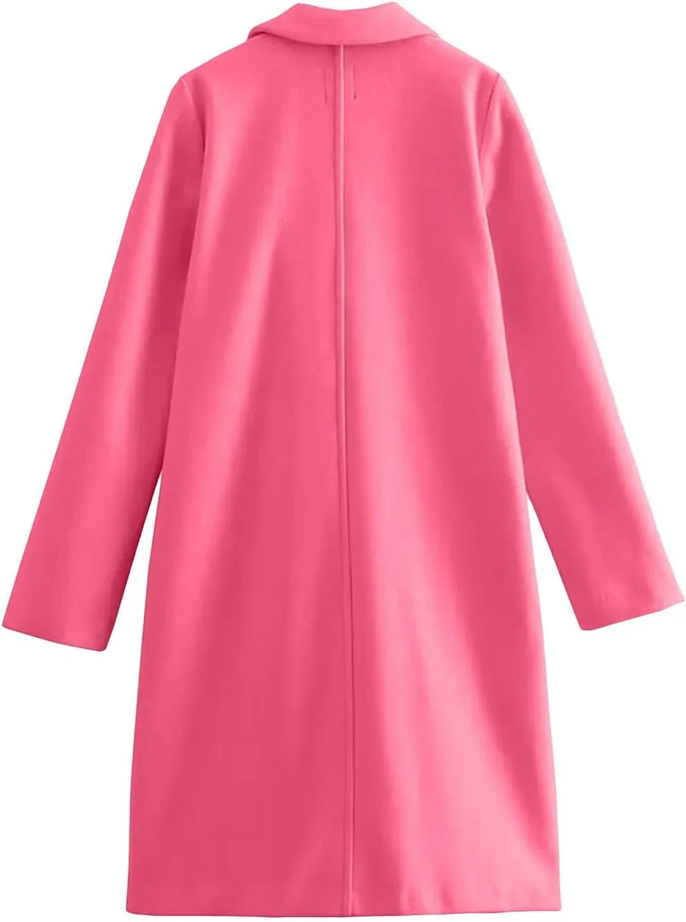 cooki Winter Coats for Women Long Warm Open Front Lapel Cardigan Jackets Womens Casual Wool Blend Trench Coats Pea Coats