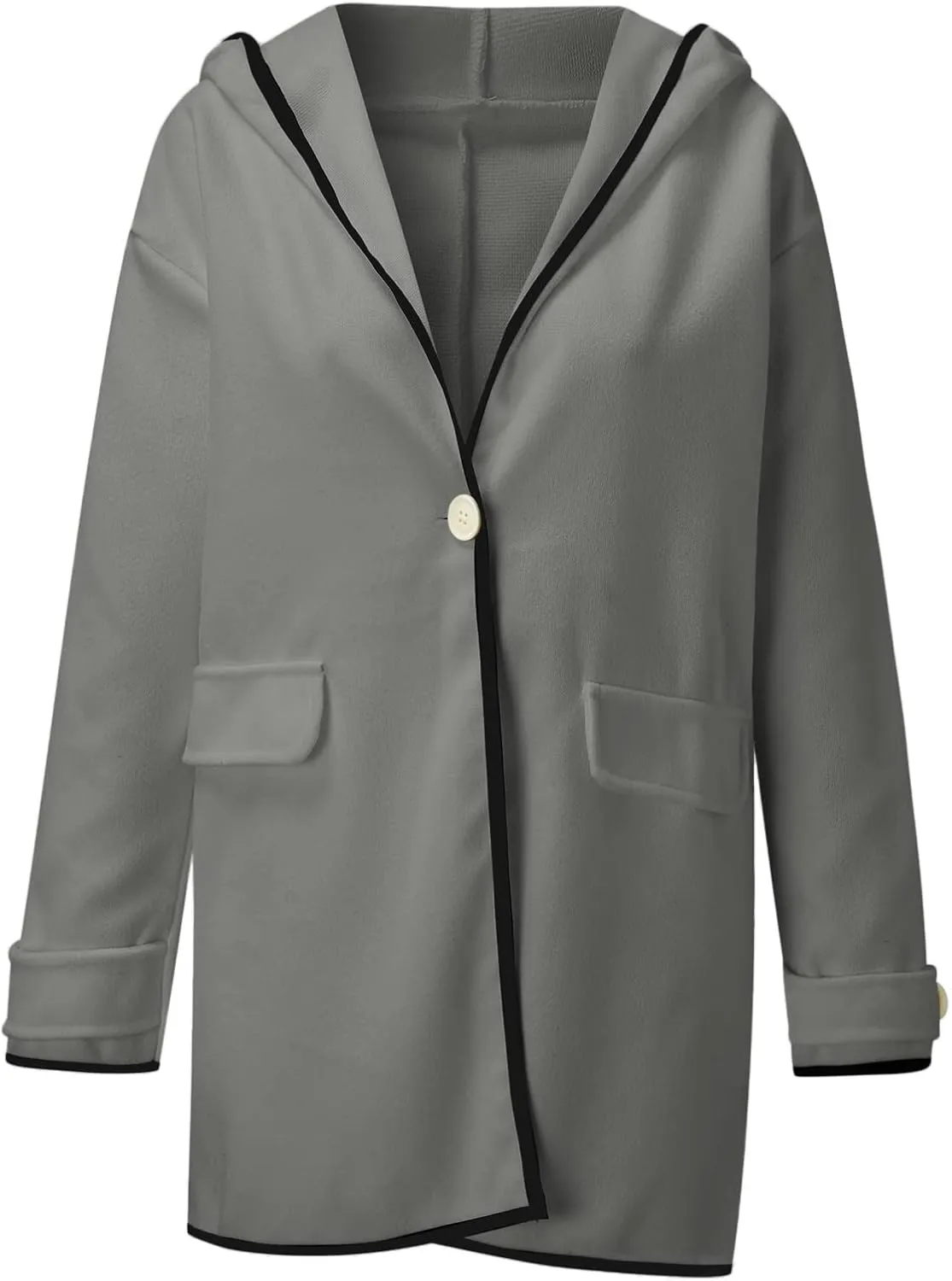 cooki Womens Coats Winter Windbreak Long Slim Wool Blend Trench Coats Warm Pea Coat With Belt Long Jackets Breasted Coats