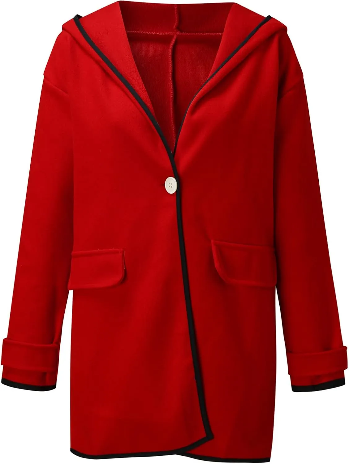 cooki Womens Coats Winter Windbreak Long Slim Wool Blend Trench Coats Warm Pea Coat With Belt Long Jackets Breasted Coats