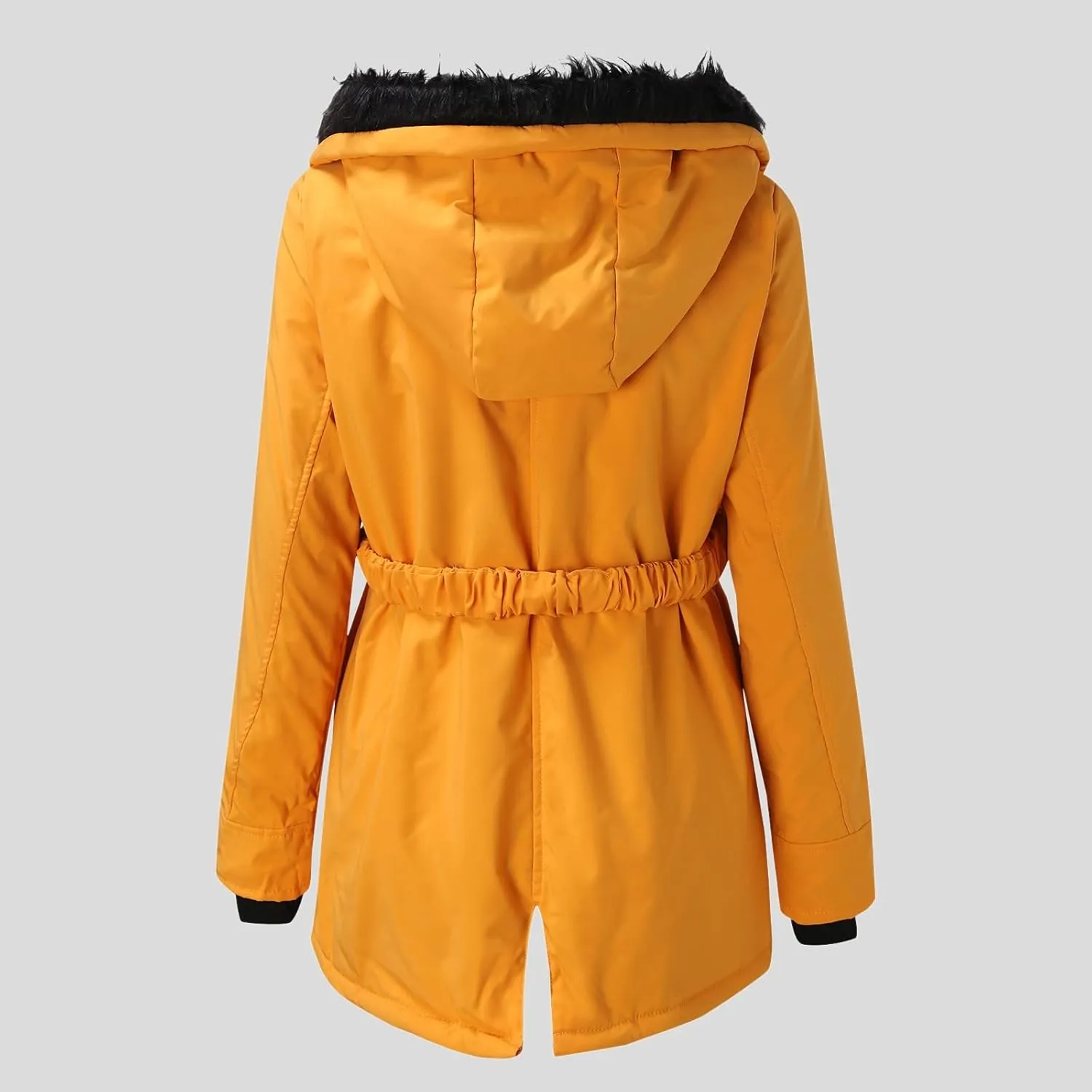 cooki Women's Winter Coat Hooded Parka Coat Warm Fleece Lined Winter Coats With Pockets Thicken Quilted Puffer Down Jacket
