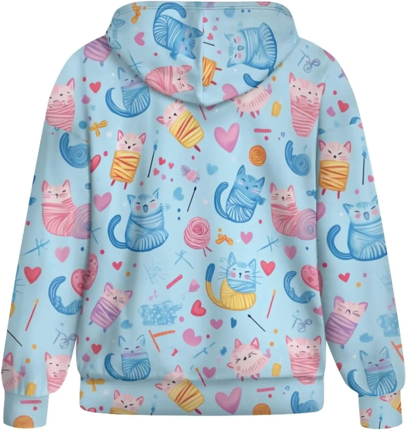 DISNIMO Full Zipper Hoodies for Women Fall Sweatshirt Lightweight Streetwear