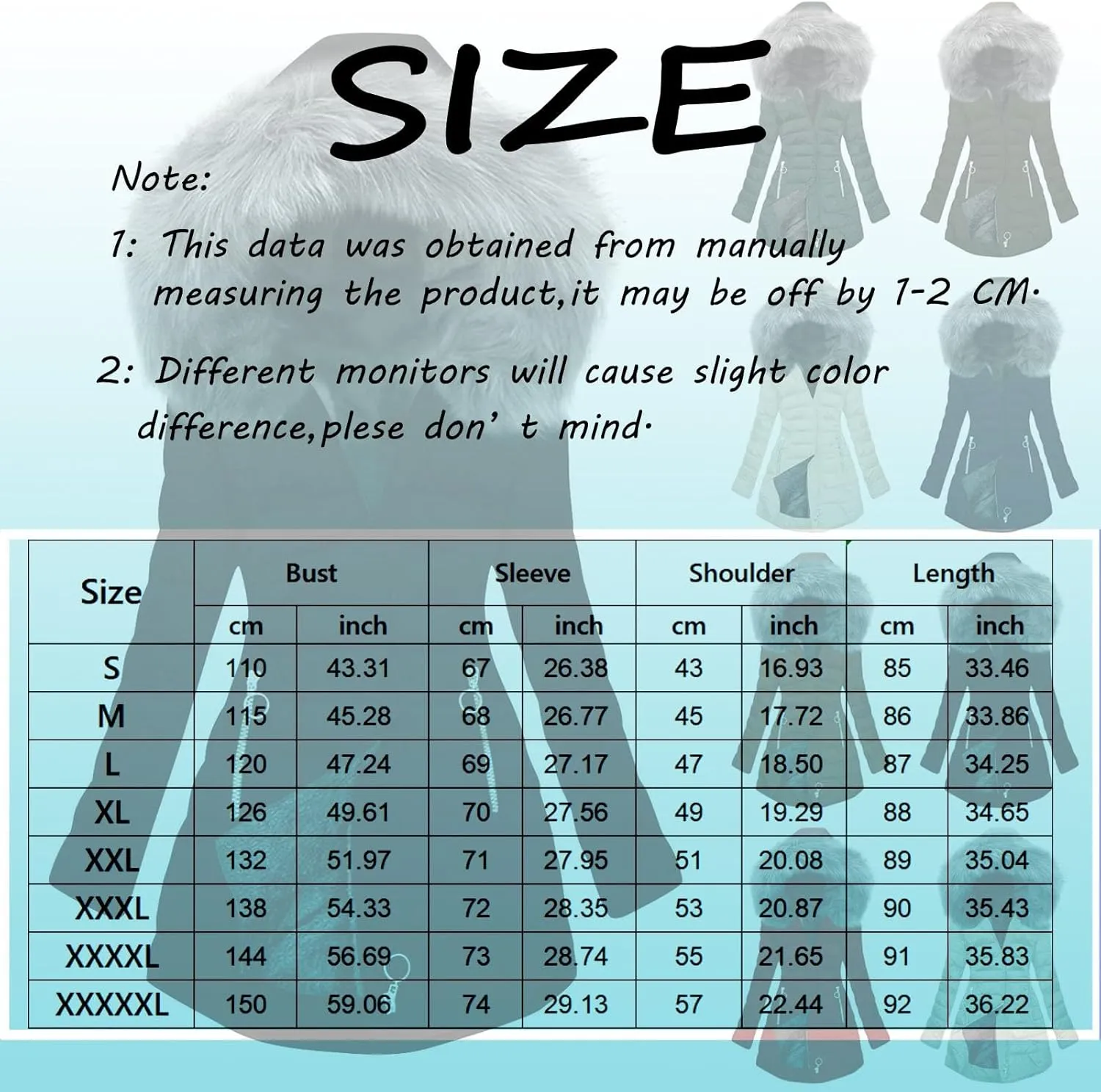 Eduavar Jackets for Women Winter Plus Size Puffer Jacket Womens with Hood Warm Plush Down Coats Long Sleeve Overcoats Jackets