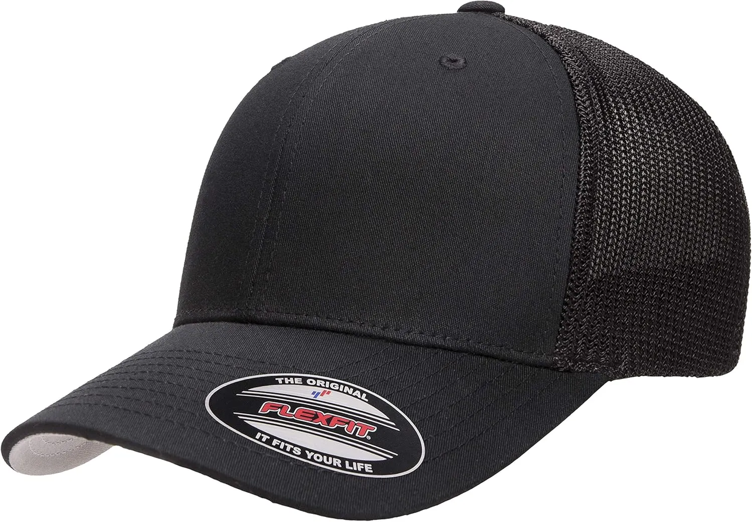 Flexfit Men's 110 Classic Snapback Baseball Cap, Heather, One Size