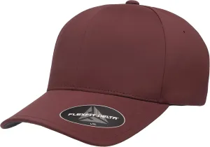 FlexFit Men's One Size Delta Seamless Cap, Maroon, Large-X-Large