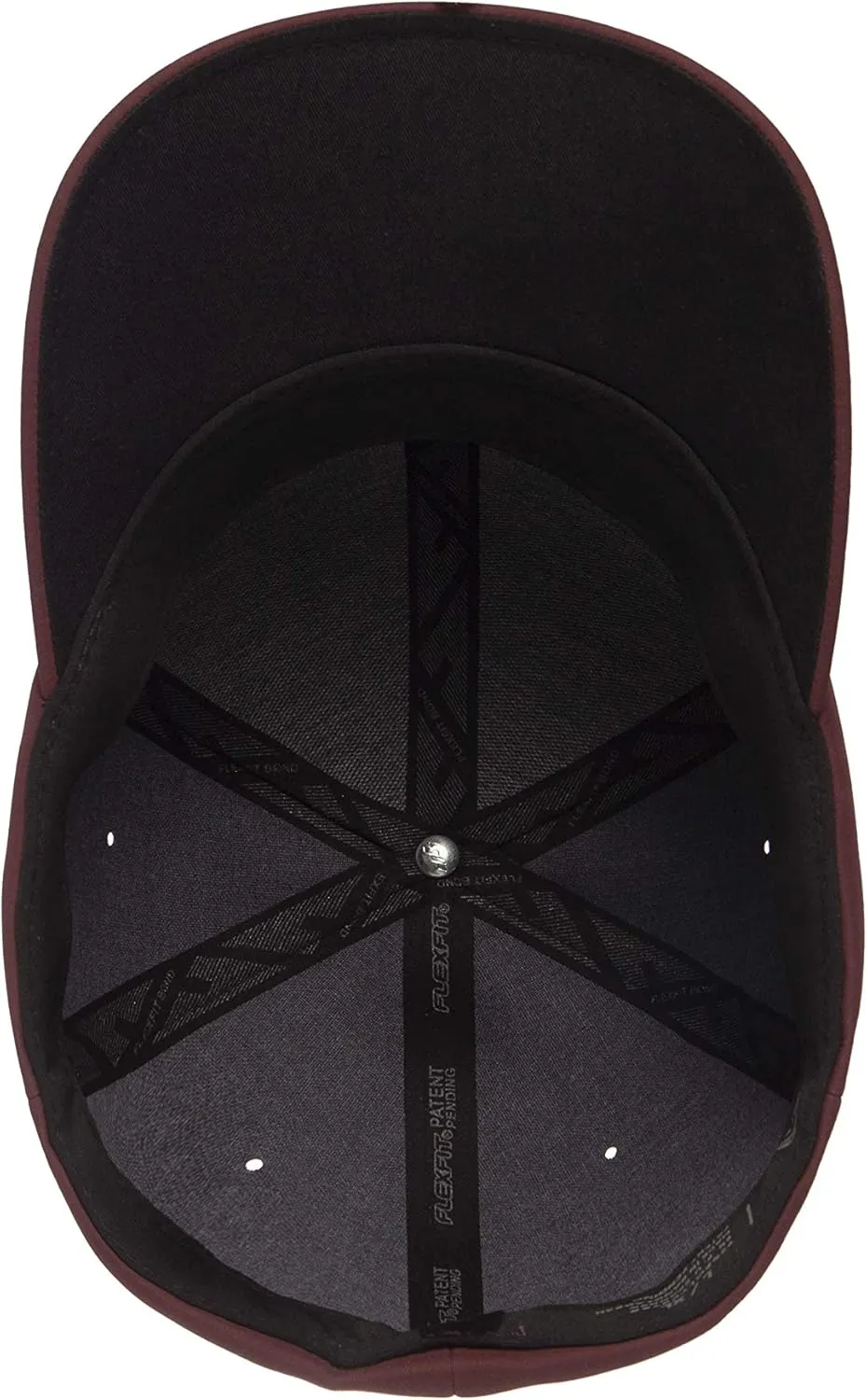 FlexFit Men's One Size Delta Seamless Cap, Maroon, Large-X-Large