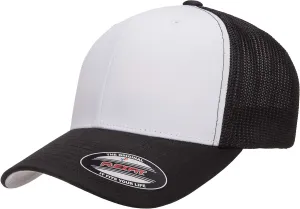 Flexfit Men's one_Size Trucker Cap, Black, Alpha