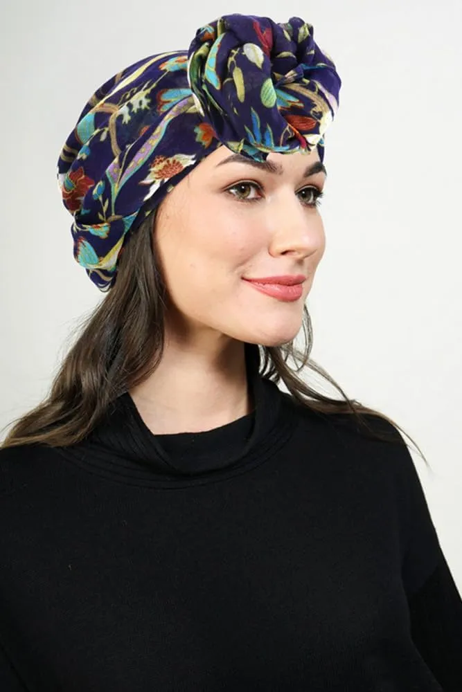 GERINLY Scarfs for Women Lightweight Floral Birds Print Cotton Scarves and Wraps for Summer Shawl