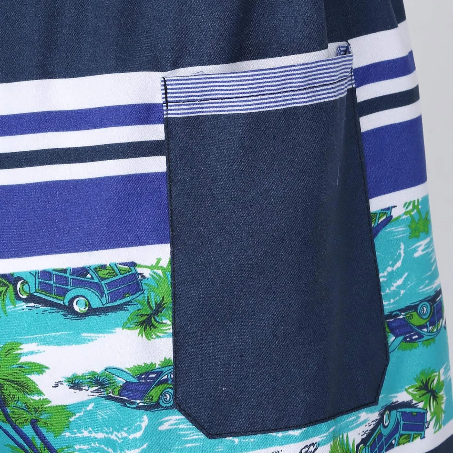 Hansber Mens Colorful Pattern Swim Trunks Quick Dry Beach Board Shorts Surf Pants Casual Sports Bottoms