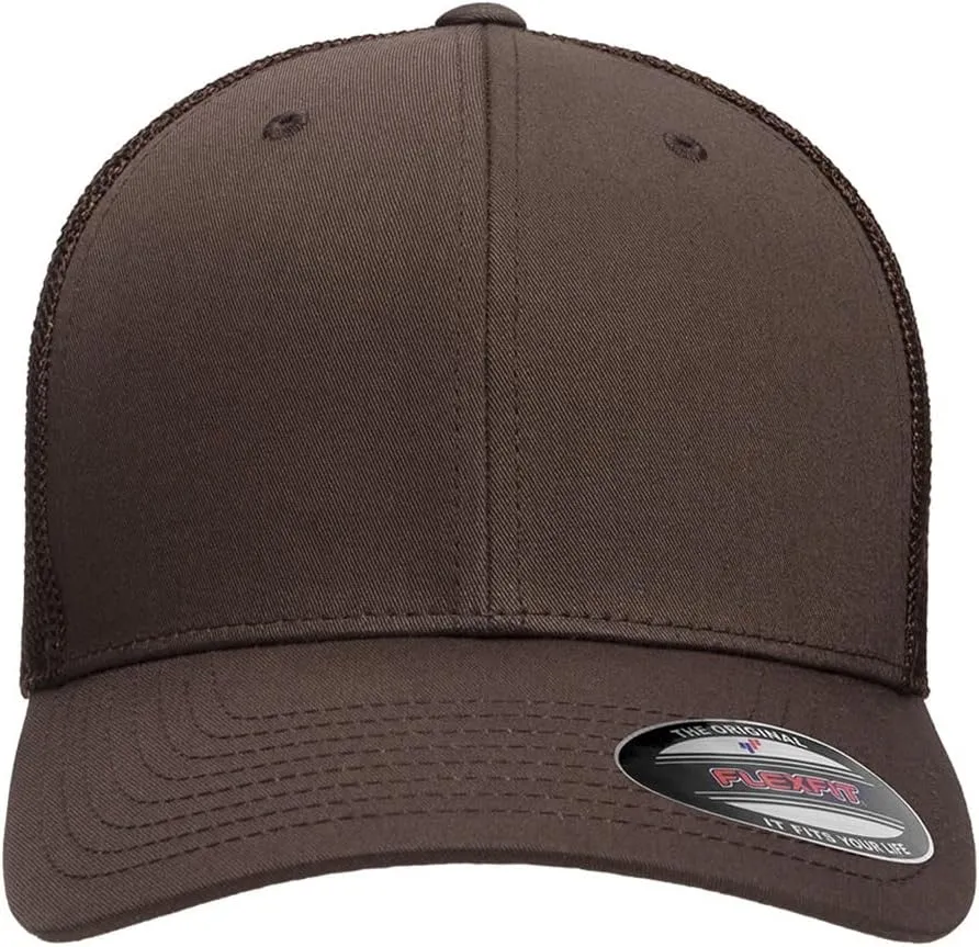 Joe's USA Mesh Back Flexfit Trucker Style Caps in 21 Colors