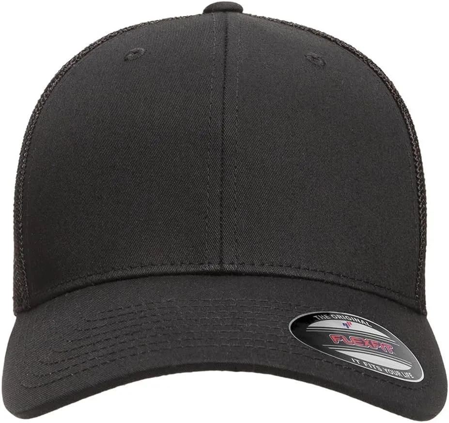 Joe's USA Mesh Back Flexfit Trucker Style Caps in 21 Colors