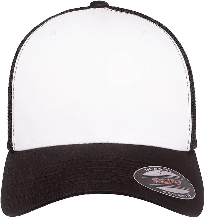 Joe's USA Mesh Back Flexfit Trucker Style Caps in 21 Colors
