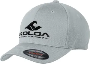 Koloa Surf Embroidered Classic Wave Flexfit Cool & Dry Poly Block Mesh Cap