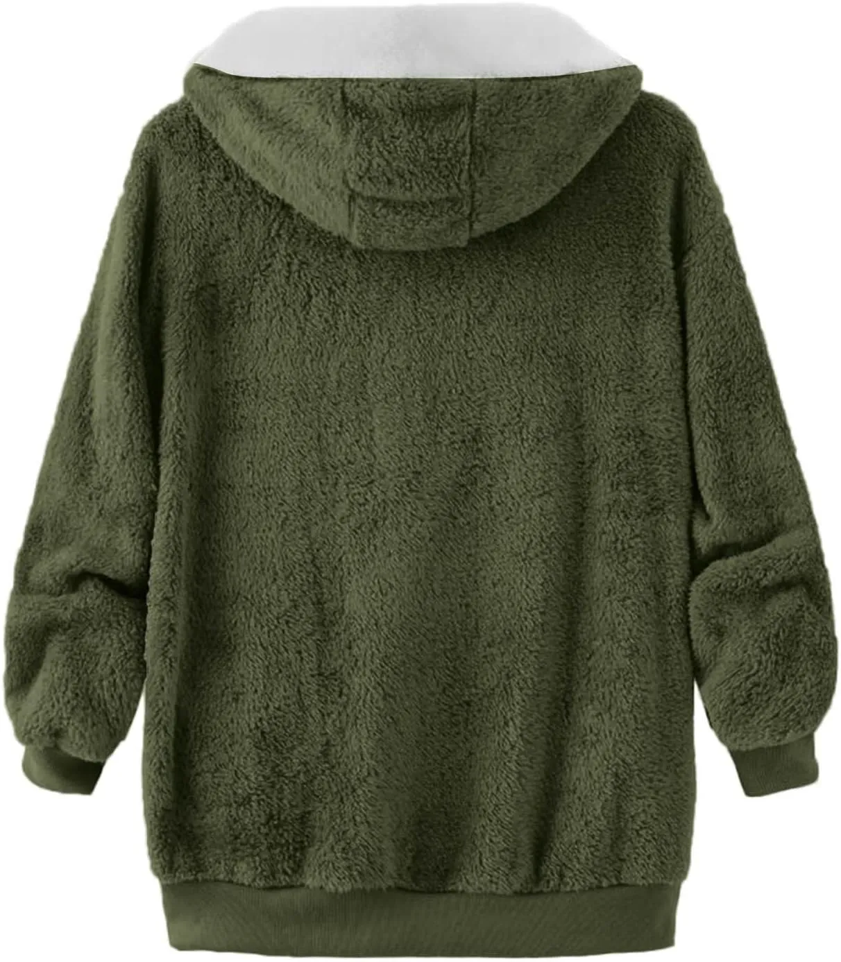 LCMTWX Fuzzy Shaggy Teddy Coats Jacket Coat Fleece Thickening Plus Size Coat Jacket Casual Plus Size Loose Wool Coats for