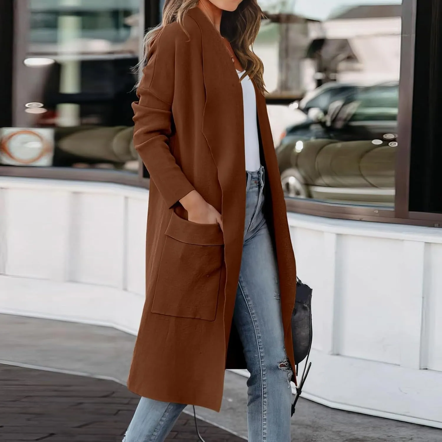 LCMTWX Trench Coat for Women 2023 Office Sleeveless Button Woolen Jacket Coat Trench Coat Women Trench Coats for Women