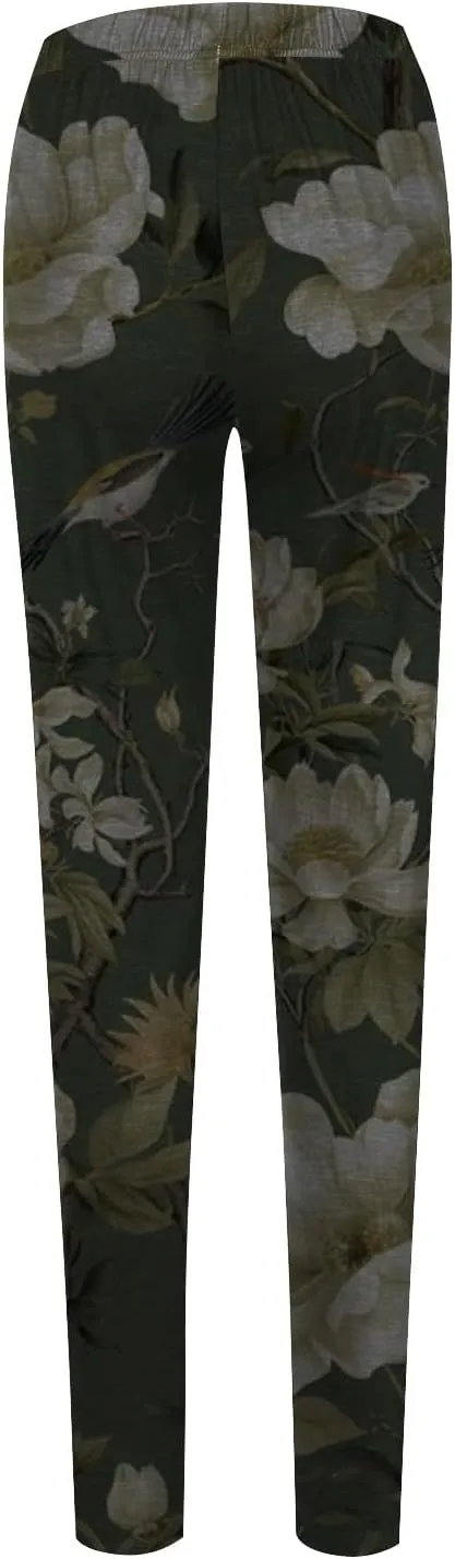 Leggings for Women with Pockets Tummy Control Patterned Work Pants for Women Workout Bottoms for Women