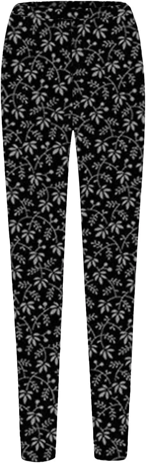 Leggings for Women with Pockets Tummy Control Patterned Work Pants for Women Workout Bottoms for Women