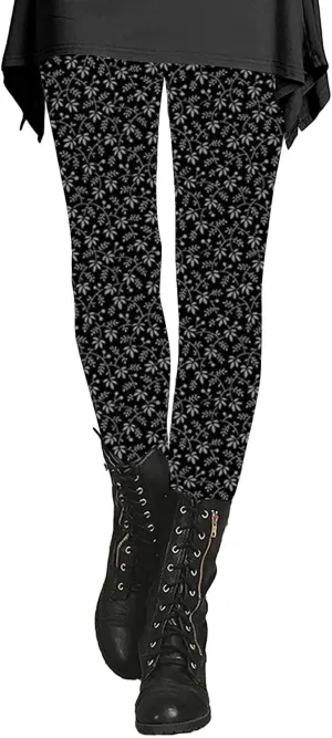 Leggings for Women with Pockets Tummy Control Patterned Work Pants for Women Workout Bottoms for Women