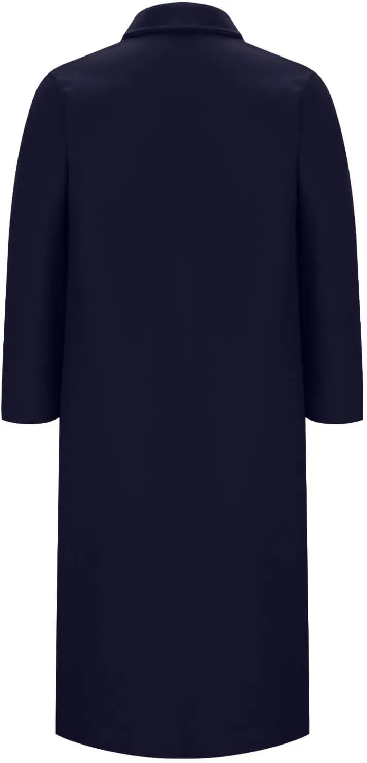 Lmdudan Women's Elegant Shawl Collar Open Front Wool Coat Formal Work Mid Long Winter Pea Coat 2024 Fashion Trench Coats