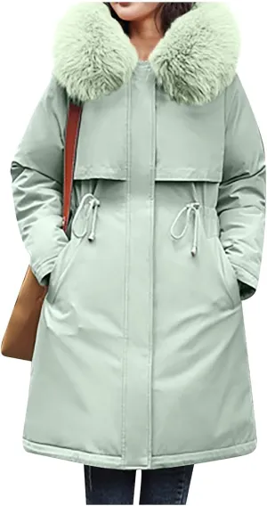 Long Length Quilted Maxi Puffer Parka Coat for Women Trendy Winter Jackets Women's 2024 Winter Fashion Clothes
