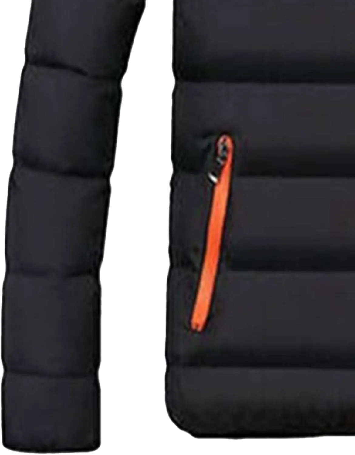 Maiyifu-GJ 2 Pack Men's Winter Puffer Jacket Lightweight Warm Windproof Down Coats Quilted Thicken Padded Coat Outerwear