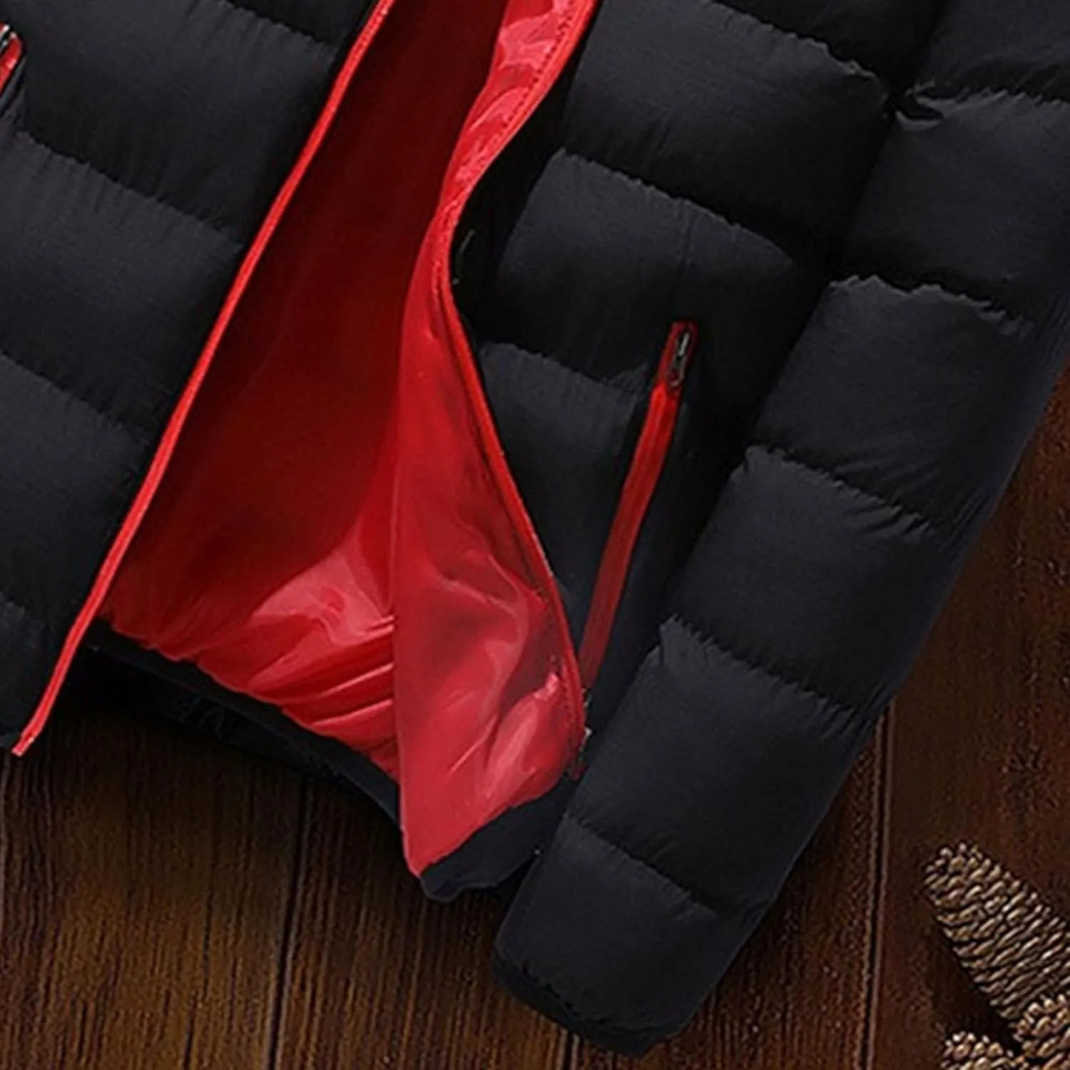 Maiyifu-GJ 2 Pack Men's Winter Puffer Jacket Lightweight Warm Windproof Down Coats Quilted Thicken Padded Coat Outerwear