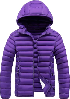 Maiyifu-GJ Men's Winter Puffer Jacket Thicken Quilted Padded Coat Windbreaker Lightweight Warm Windproof Down Jackets