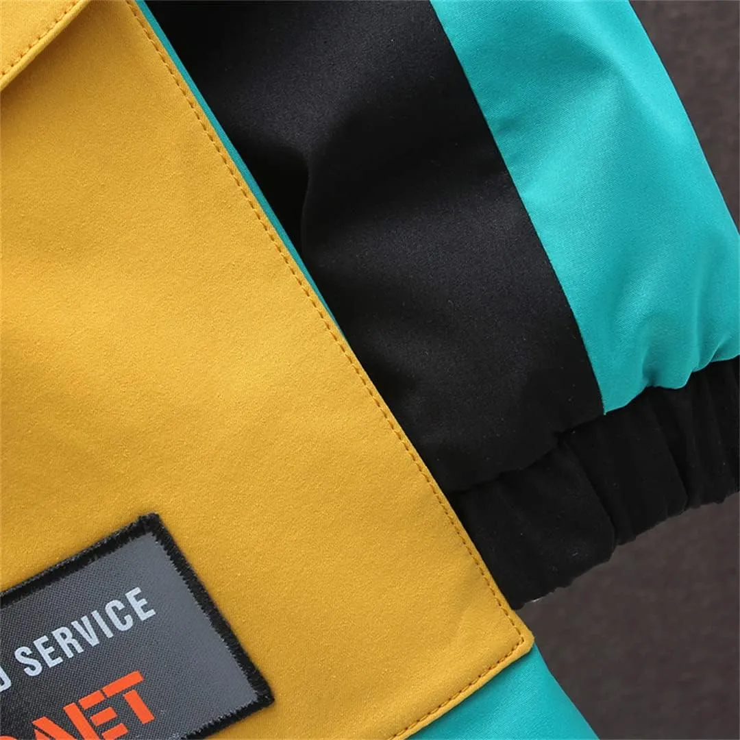Men Hooded Jacket Spring Autumn Streetwear Slim Windbreaker Jacket