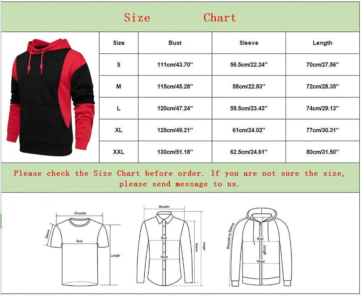 Mens Hoodies for Men, Men's Colorblock Novelty Workout Sport Hooded Sweatshirt Athletic Zip Up Jackets Outwear Coats Top