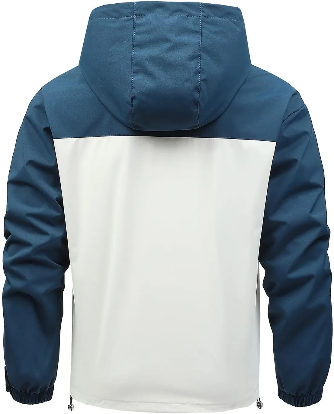 Men's Soft Shell Jackets Lightweight Waterproof Hooded Rain Jacket Outdoor Raincoat Shell Jacket for Hiking Travel