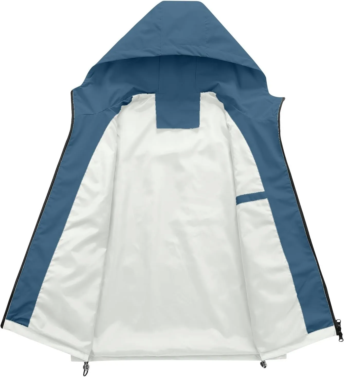 Men's Soft Shell Jackets Lightweight Waterproof Hooded Rain Jacket Outdoor Raincoat Shell Jacket for Hiking Travel