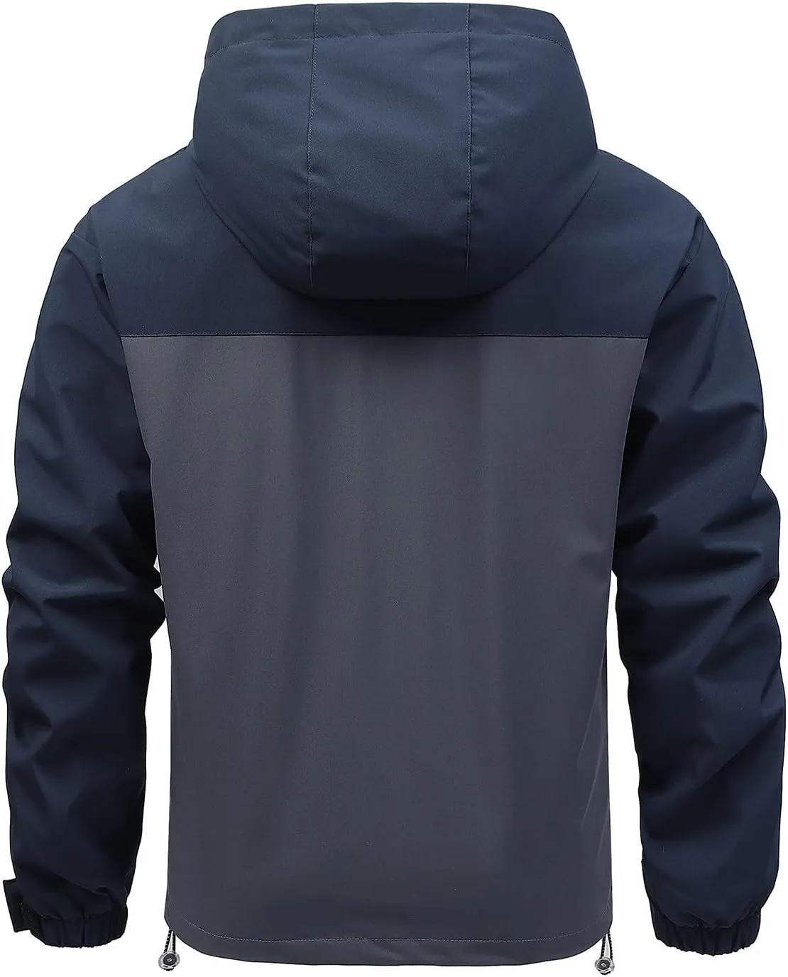 Men's Soft Shell Jackets Lightweight Waterproof Hooded Rain Jacket Outdoor Raincoat Shell Jacket for Hiking Travel