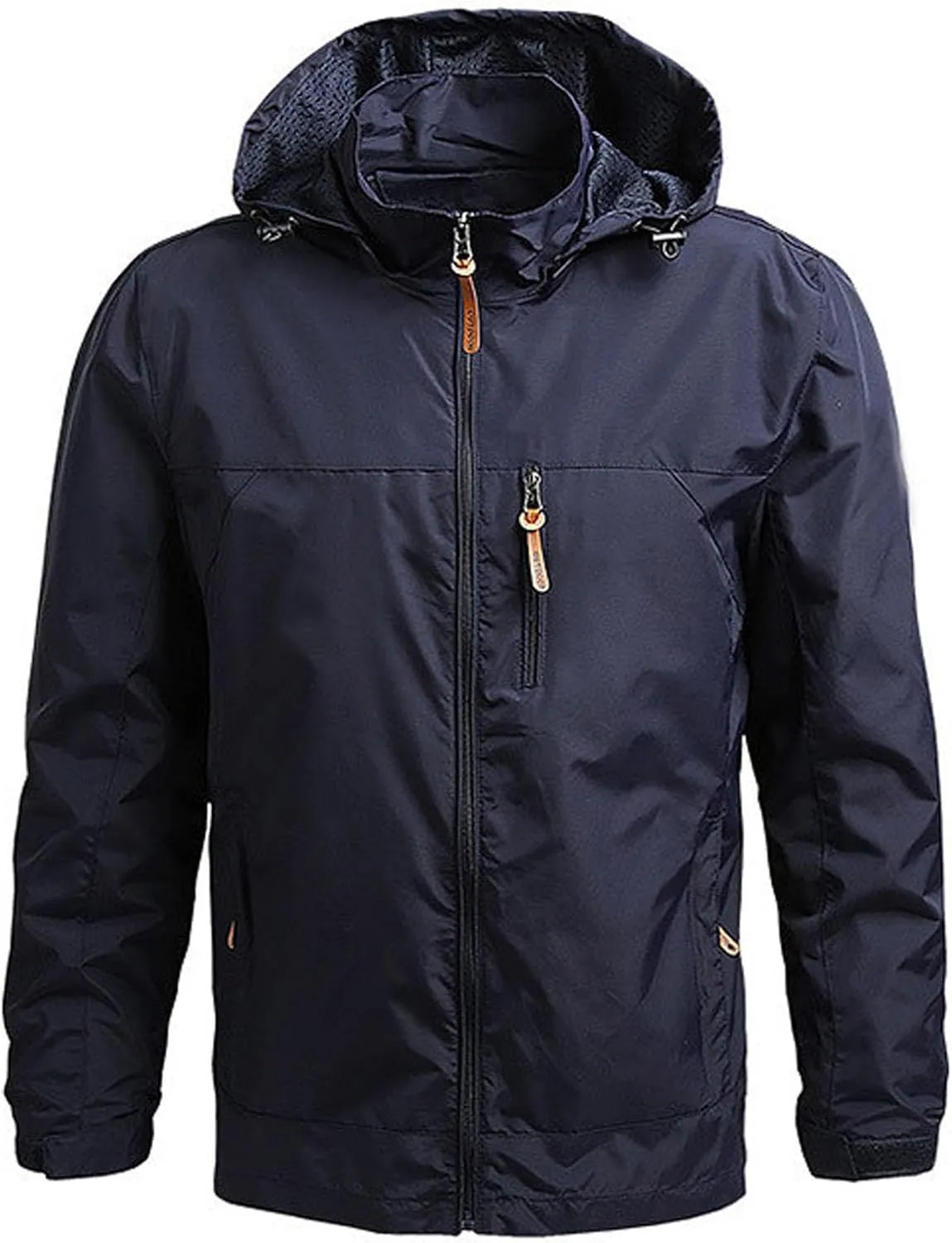 Men's Ultralight Packable Hooded Down Jacket Puffer Down Coats Thin Winter Casual Sports Windbreaker Hooded Jackets