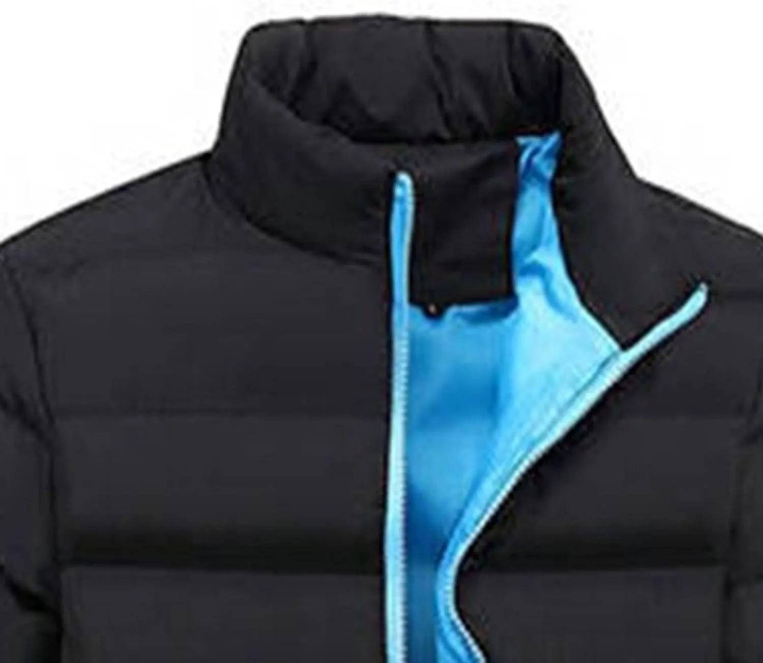 Men's Winter Down Coats Lightweight Warm Puffer Jacket Quilted Thicken Padded Coat Windproof Outerwear