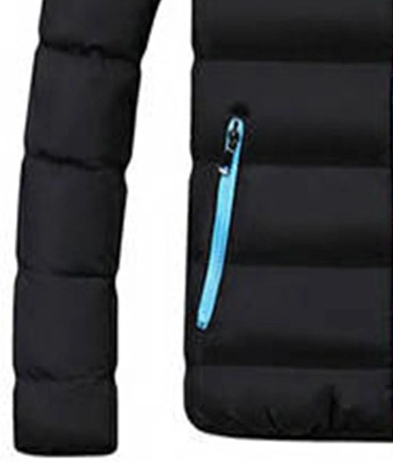 Men's Winter Down Coats Lightweight Warm Puffer Jacket Quilted Thicken Padded Coat Windproof Outerwear