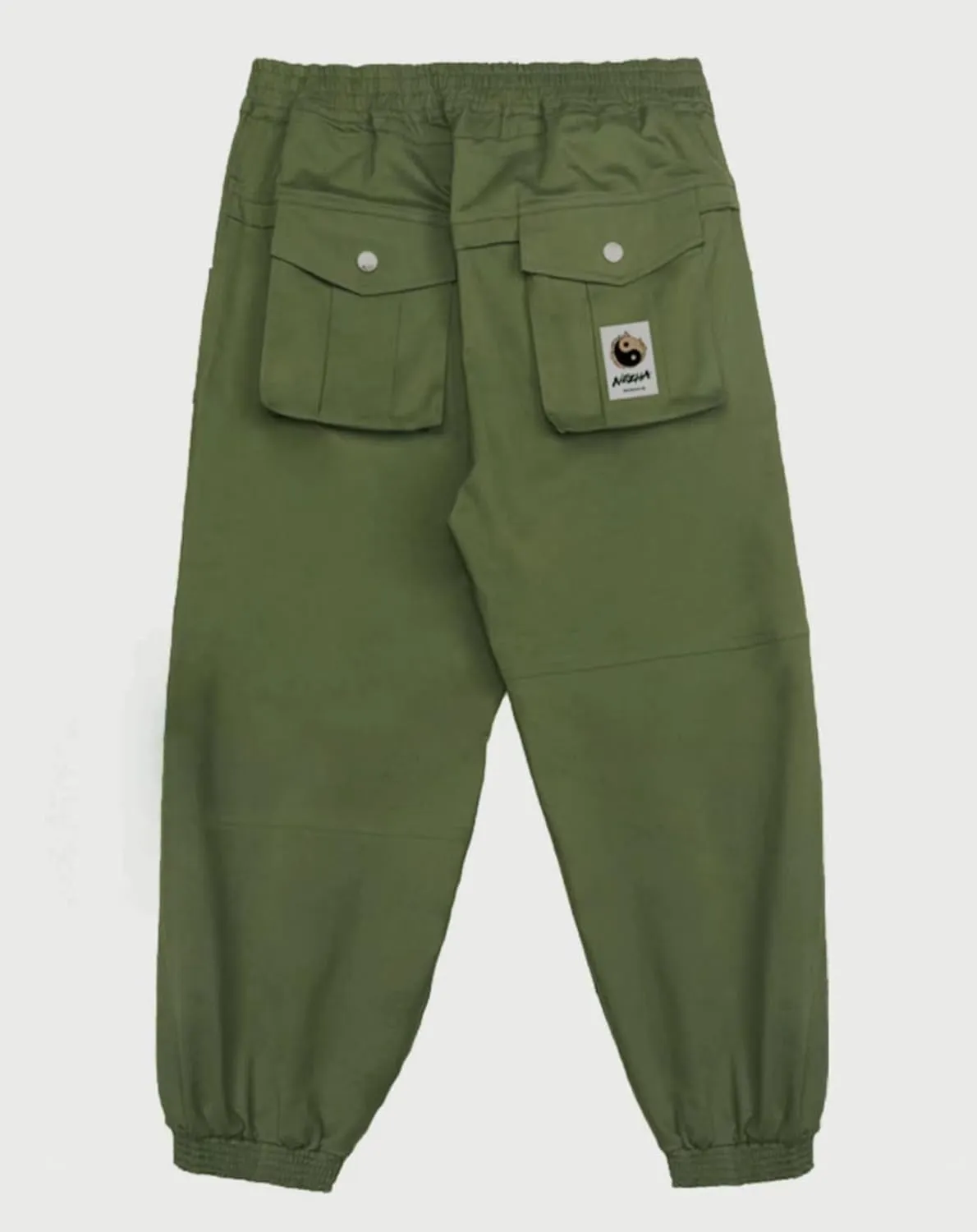 Niepce Inc Japanese Streetwear Cargo Pants for Men with Straps