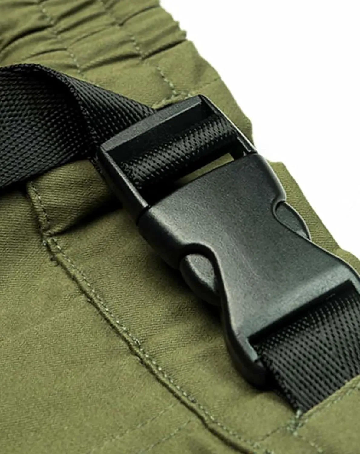 Niepce Inc Japanese Streetwear Cargo Pants for Men with Straps