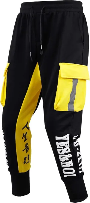 Niepce Inc Men's Japanese Streetwear Jogger Pants for Men