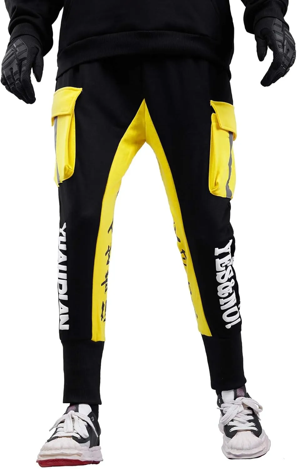 Niepce Inc Men's Japanese Streetwear Jogger Pants for Men