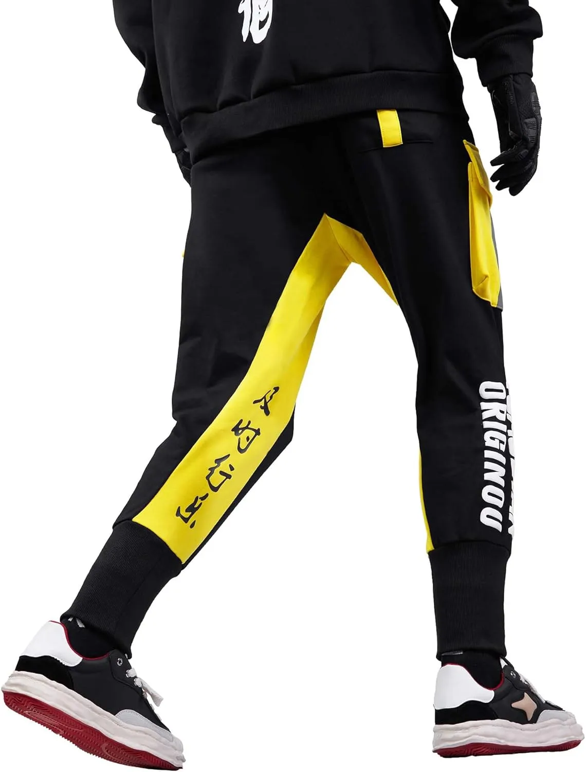 Niepce Inc Men's Japanese Streetwear Jogger Pants for Men