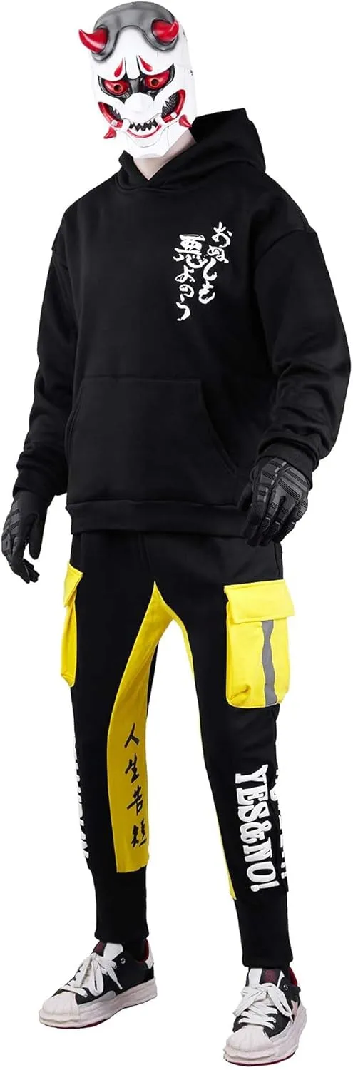 Niepce Inc Men's Japanese Streetwear Jogger Pants for Men