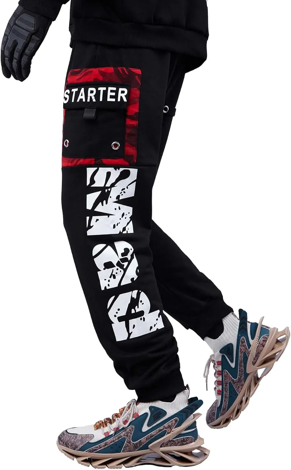 Niepce Inc Men's Streetwear Cargo Jogger Pants